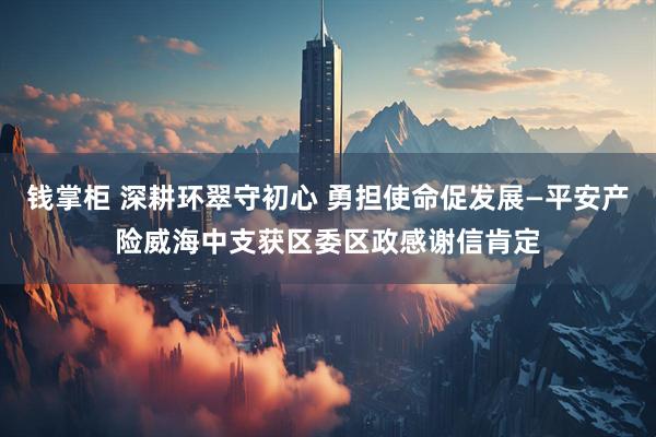 钱掌柜 深耕环翠守初心 勇担使命促发展—平安产险威海中支获区委区政感谢信肯定